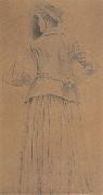 Fernand Khnopff Study For Memories oil painting